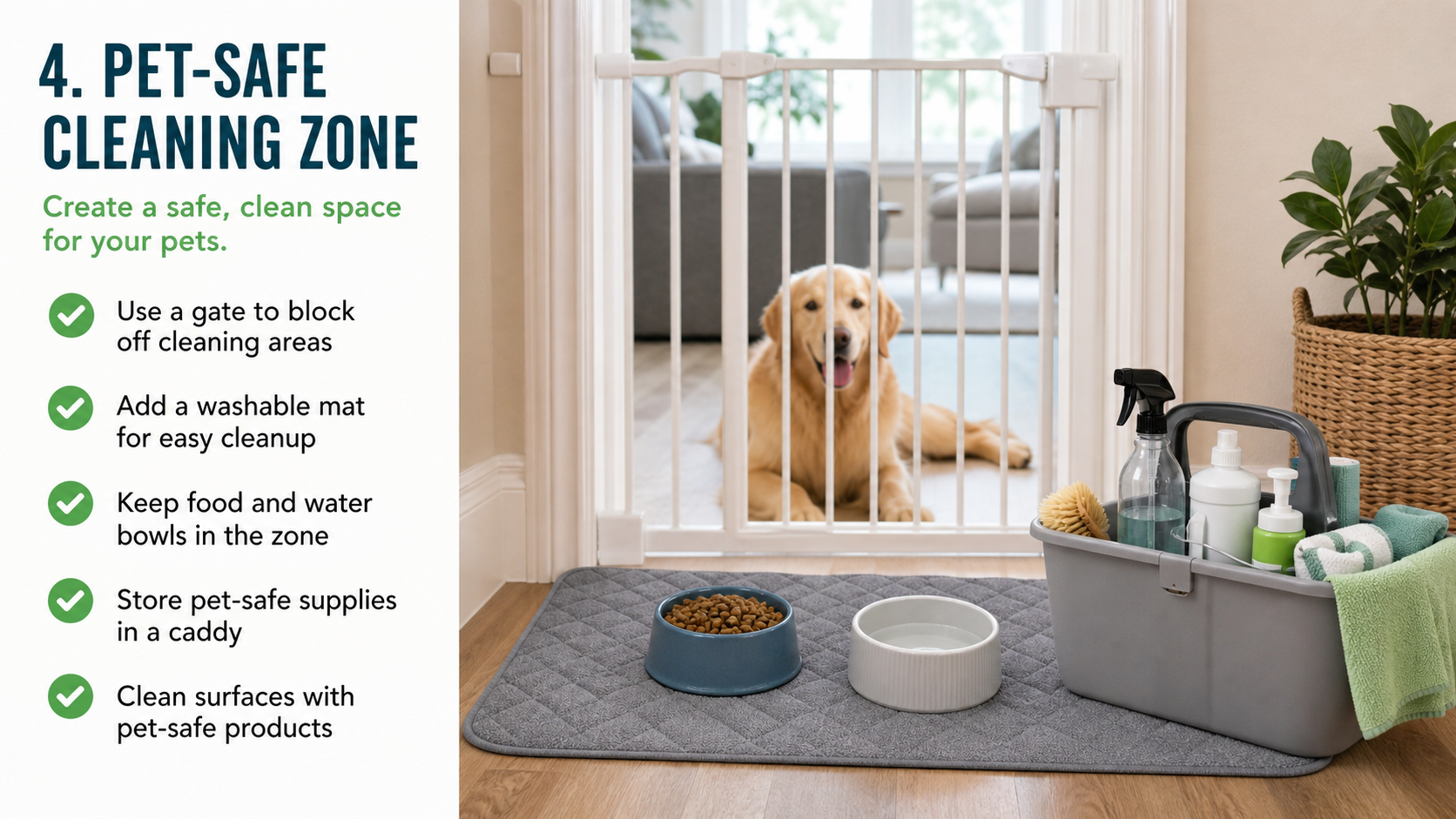 Pet-Safe Cleaning Routine detail
