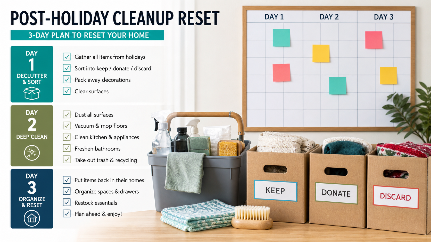 Post-Holiday Cleanup Reset detail