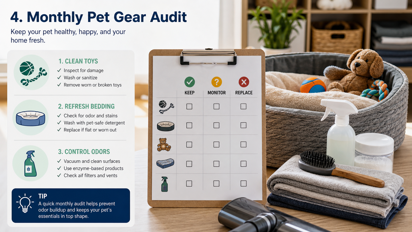 Pet Toy, Bedding, and Odor Control detail