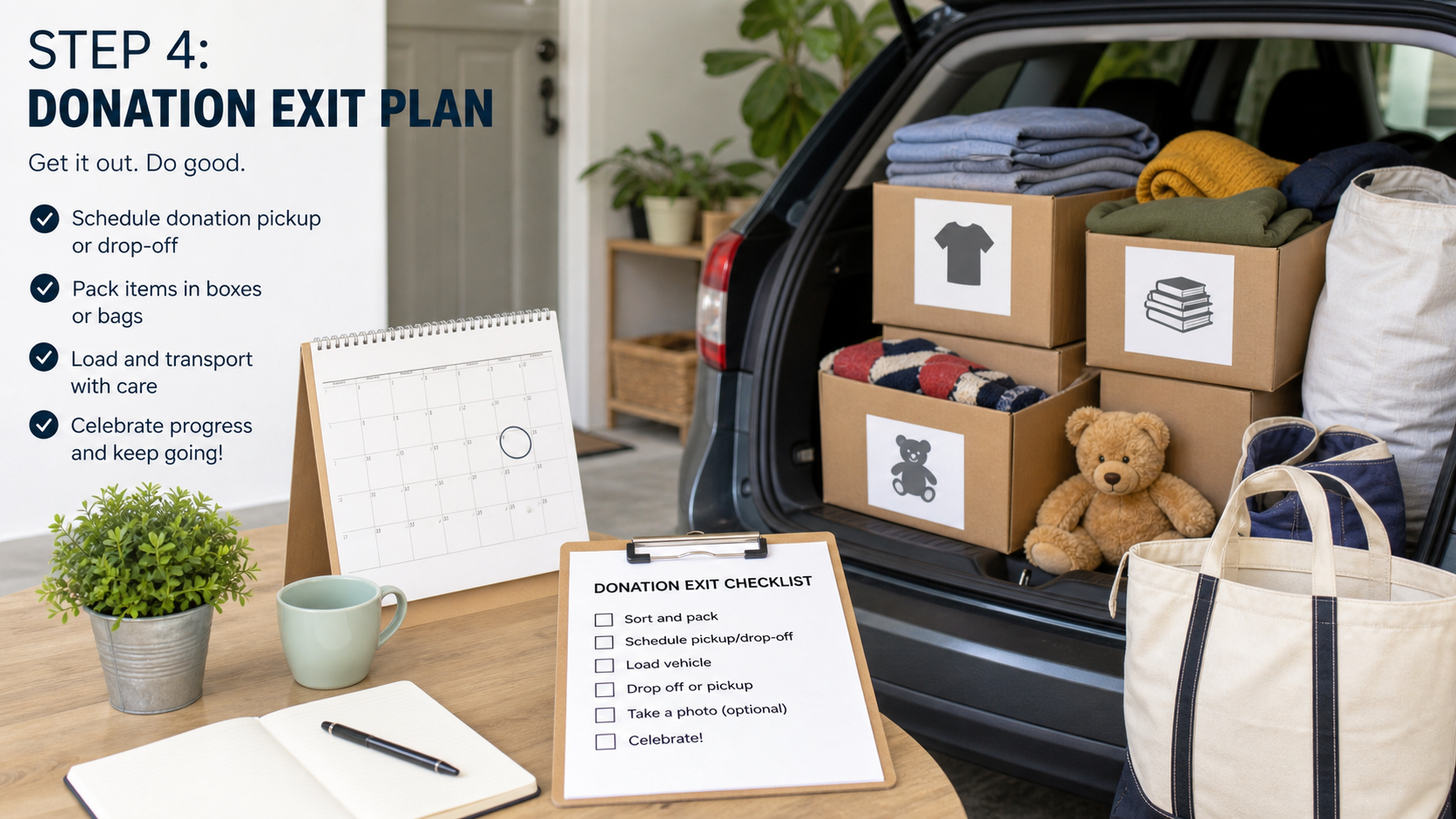 Four-Box Decluttering Method detail