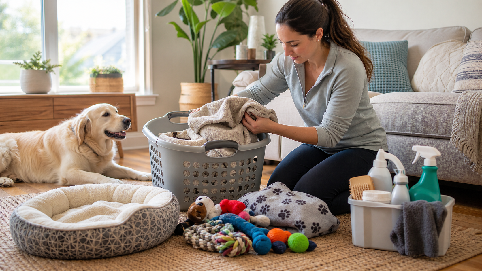 Pet Toy, Bedding, and Odor Control