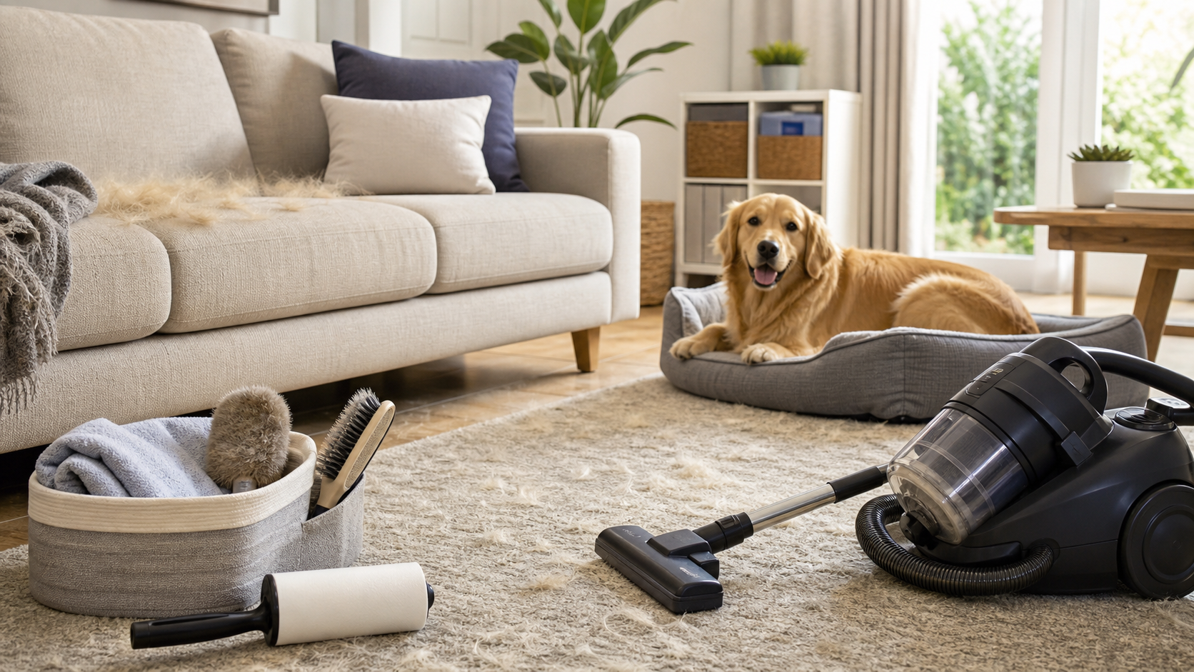 Pet Hair and Dust Control Routine