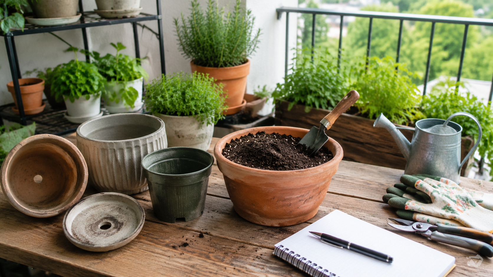 Beginner Container Garden Plan