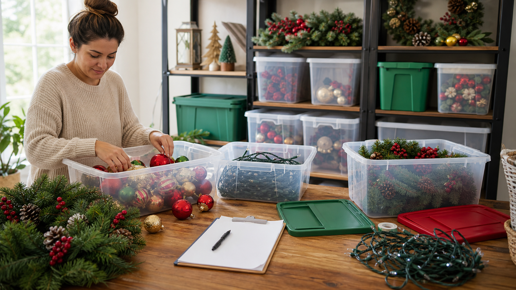 Holiday Decor Storage System