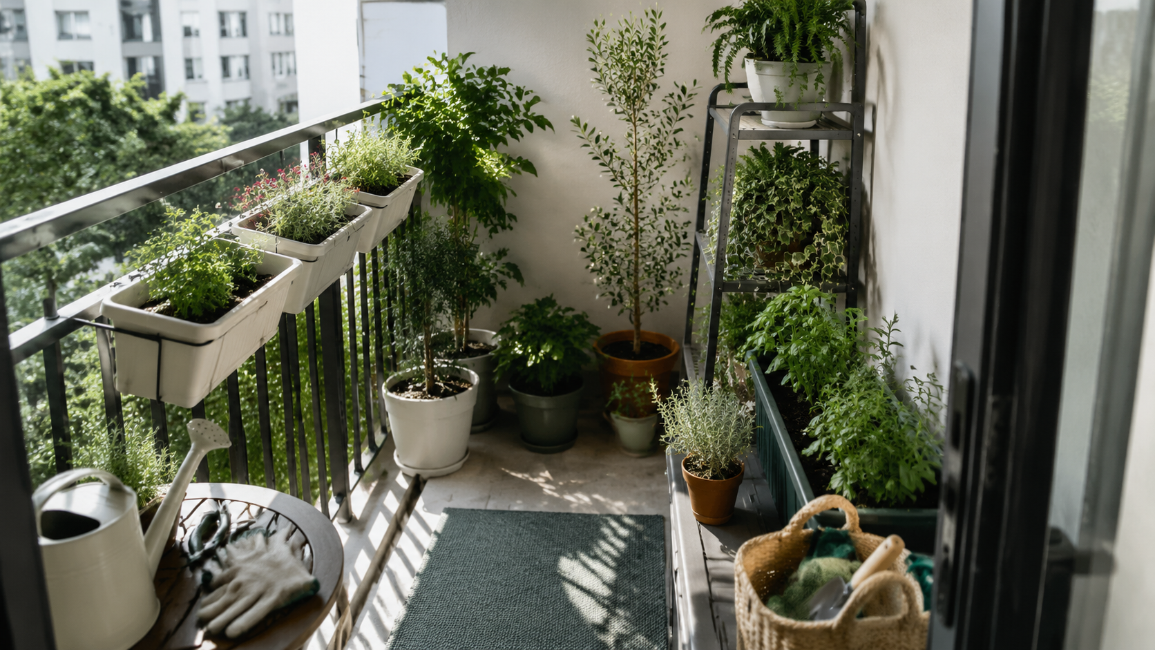 Low-Maintenance Balcony Garden